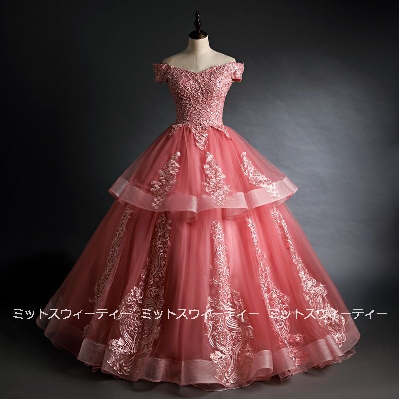 カラードレス ロング 演奏会 ウエディングドレス 結婚式 花嫁 披露宴 パーティードレス イブニング