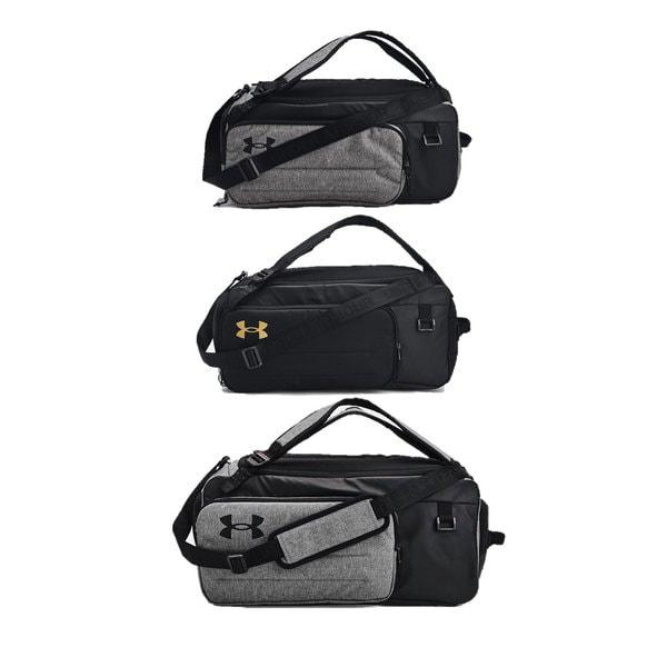 (1381920,1381919) UA コンテイン デュオ スモール ミディアム バックパック ダッフルバッグ ジムバッグ 3種のうち1つ選択