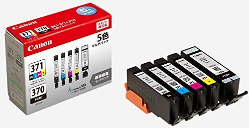 （まとめ買い）インクカートリッジ BCI-371+370/5MP 00029380 [x3]