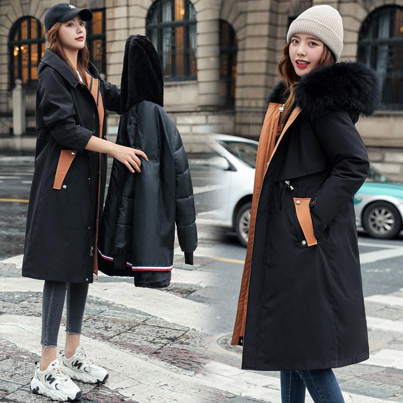 ダウンコートレディースロング丈ロングダウンコートおしゃれファー付きフード付きアウター冬服防風防寒大きいサイズファッション