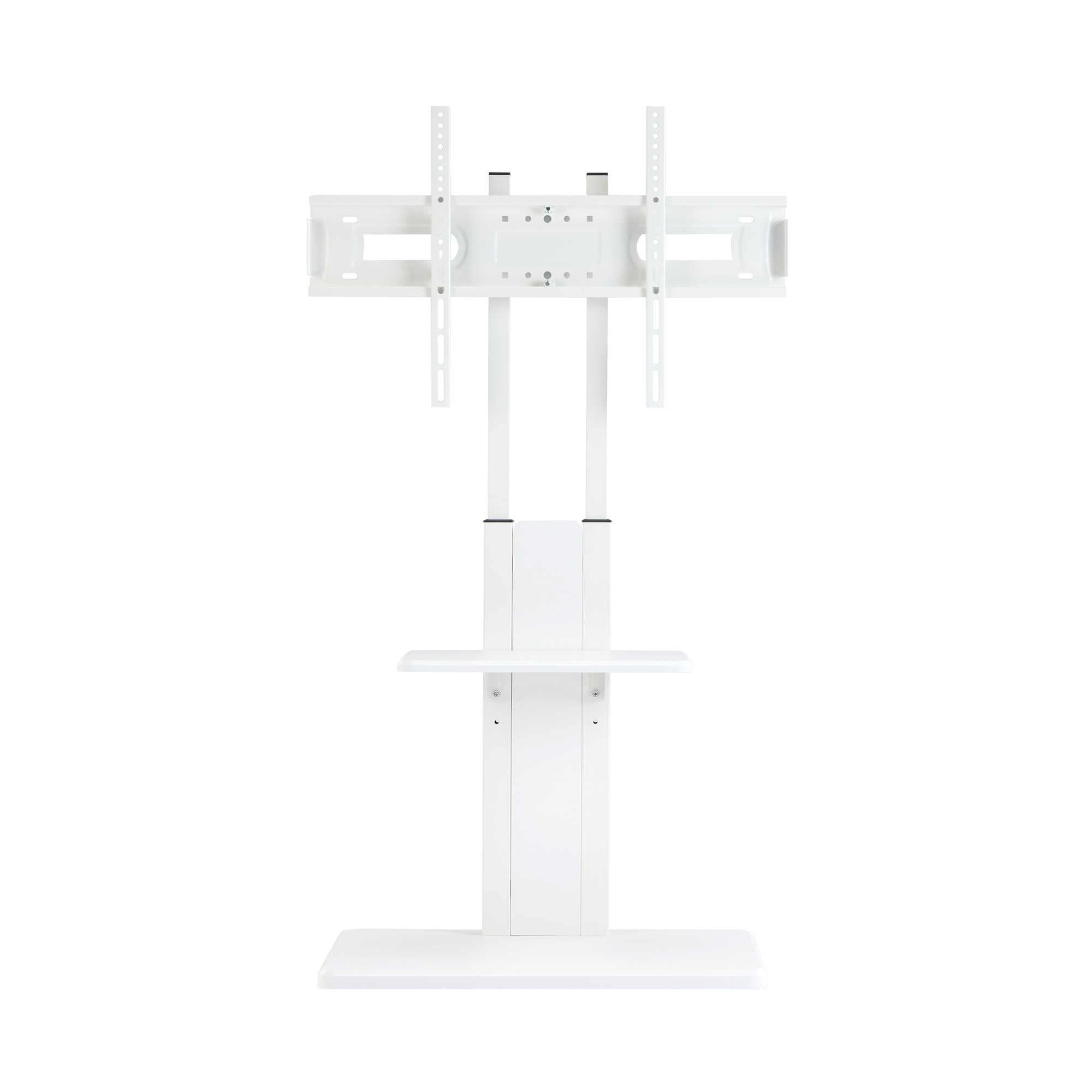 E74テレビスタンド キャスター付き 壁寄せ ロータイプ 耐震 テレビ台 WALL 単品 棚板 セット テレビ 対応 首振り 角度 調整 壁掛け風 おしゃれ シンプル 白 木目 回転 移動式 TV台