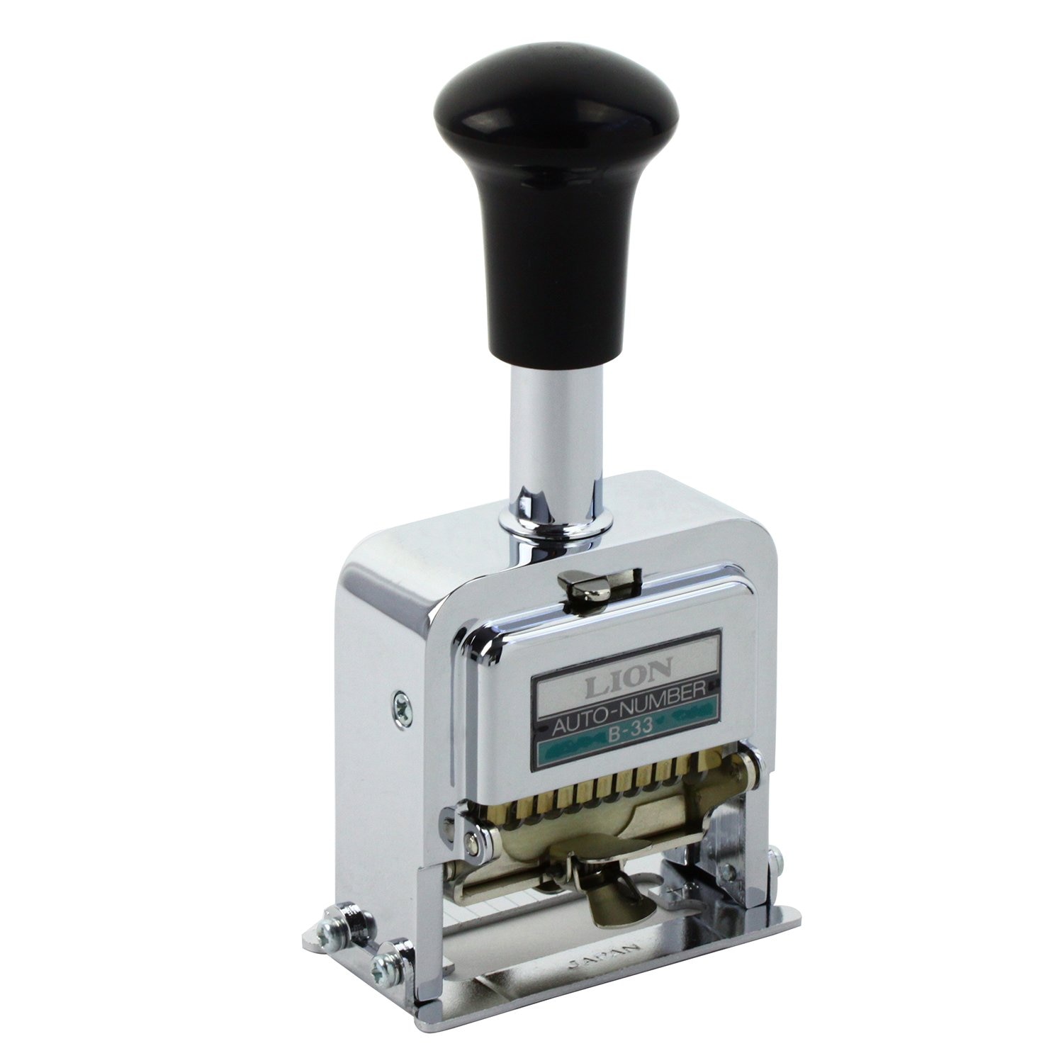 ライオン事務器 スタンプ ナンバリング B型 10桁 3様式 E字体 B-33