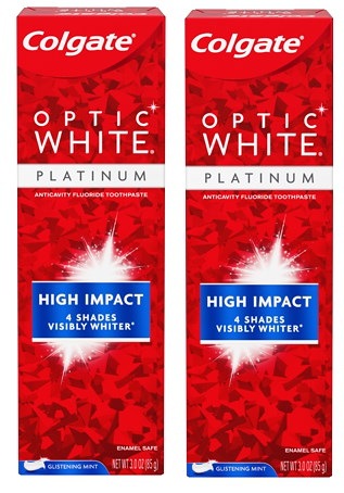 Qoo10 Colgate コルゲート High Impact White ハイインパクト ホワイト 85g Optic White 2パック 並行輸入品