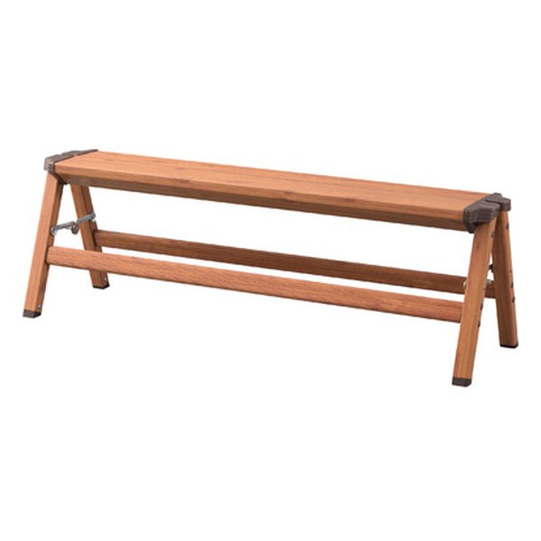 ステップワイドスツール ブラウン 幅90×奥行き28×高さ29cm PC-404