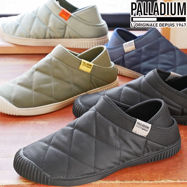 パラディウム PALLADIUM メンズ レディース スリッポン イージー スリップ オン ミュール クロッグサンダル 撥水 2WAY アウトドア カジュアルシューズ 靴 97858 オールブラック