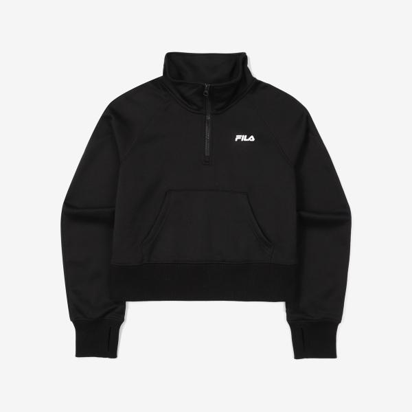 FILA ストレッチ 裏起毛 半ジップ トレーナー