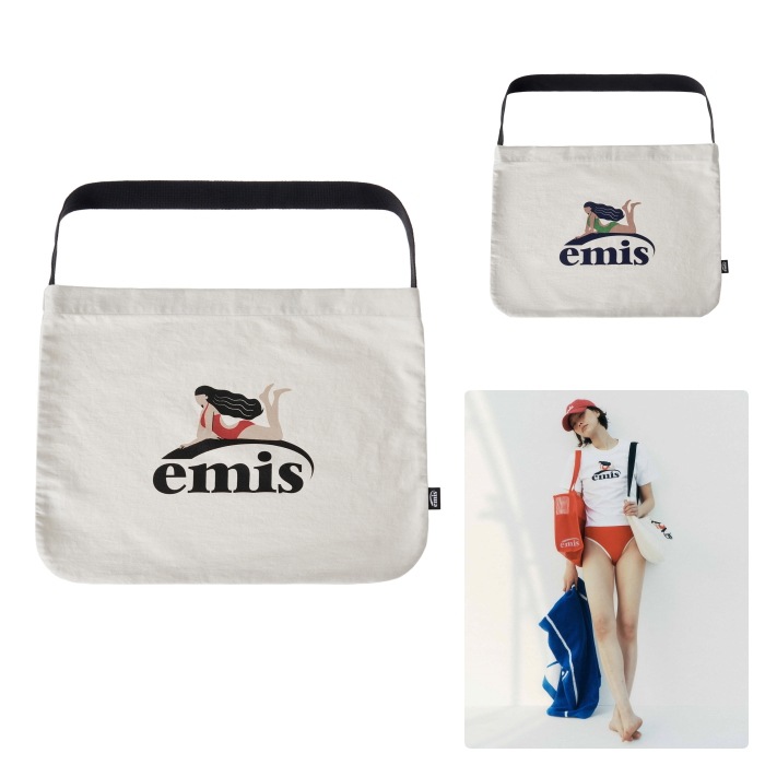 人気 ★EMIS★ SURFER GIRL ECO BAG ☆emis☆SURFER GIRL ECO BAG☆送料・関税込☆ (EMIS/エコバッグ