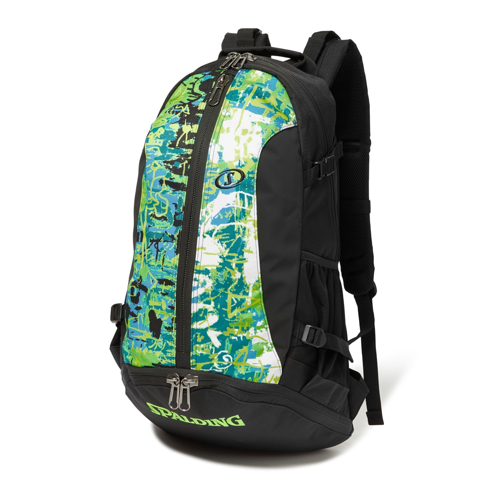 SPALDING スポルディング ケイジャー グラフィティ デイパック リュック バッグ バックパック 40-007GGY バスケ　バレー