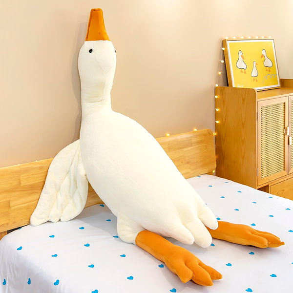 Qoo10] SNS大人気 抱き枕 大きな白いガチョウ