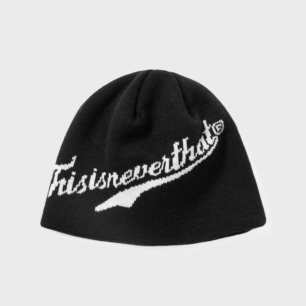 ディス・イズ・ネヴァー・ザット・スクリプト-ロゴノーカフビーニーブラック