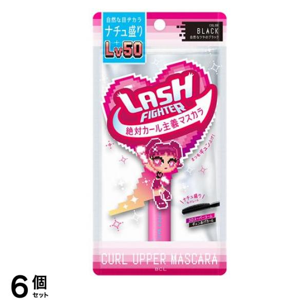 ラッシュファイター カールアッパーマスカラ Lv50 ナチュ盛り 1本入 6個セット