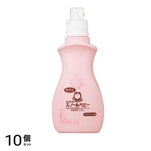 シャボン玉 衣料用液体石けん スノールベビー 800mL (本体) 10個セット