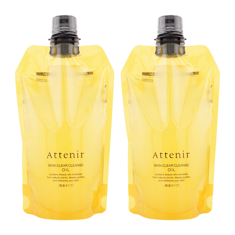[2個セット] スキンクリア エコパック 無香タイプ クレジングオイル 350ml メイク落とし[ギフトラッピング対応]