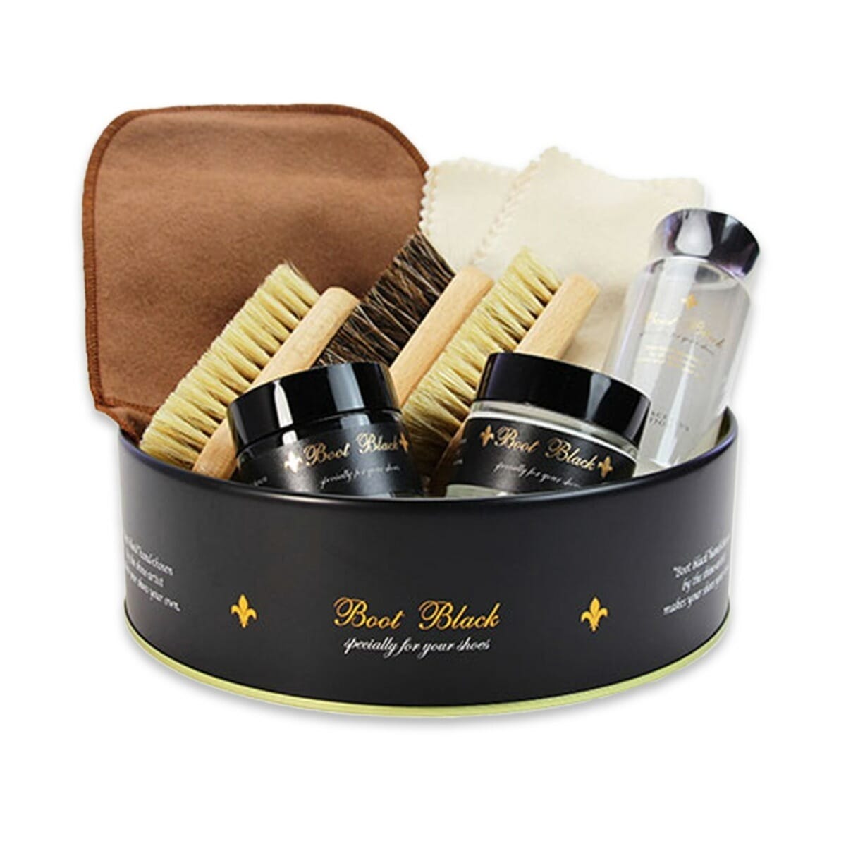 ブートブラック スクリュードライバー シューケアセット 靴磨きセット 靴クリーム 革製品 国産 日本製 補修 靴ケア お手入れ シュークリーム