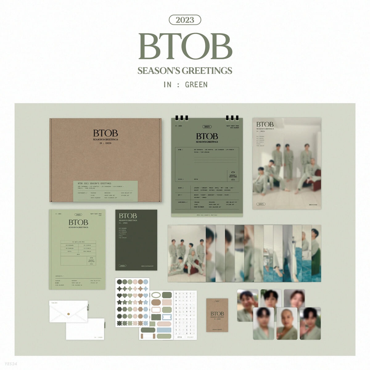 BTOB 2023 Seasons Greetings Ver.Green (未開封) // 비투비 그리팅 (Sealed)