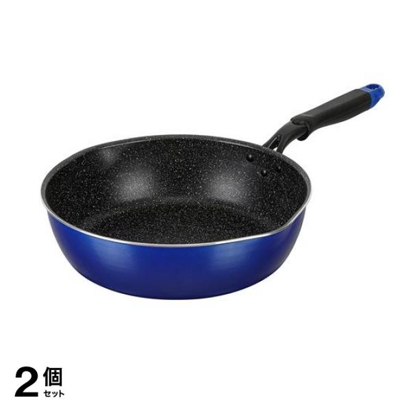 メガフッカNEO IH対応フライパン 28cm 1個入 (ブルー RB-2155) 2個セット
