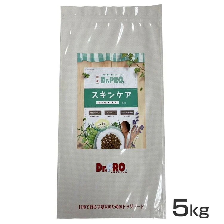 【人気商品】ドッグフード ドクタープロ 犬用 Dr.PRO. スキンケア オールステージ 5kg ニチドウ (D)