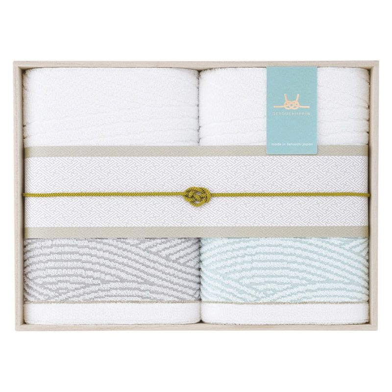瀬戸内逸品 しおさい バスタオル2P（木箱入）