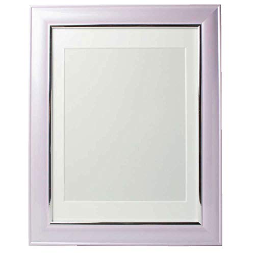 遺影 ラベンダー 薄紫色 額縁 肖像額 葬儀用四つ切写真 無反射ガラス