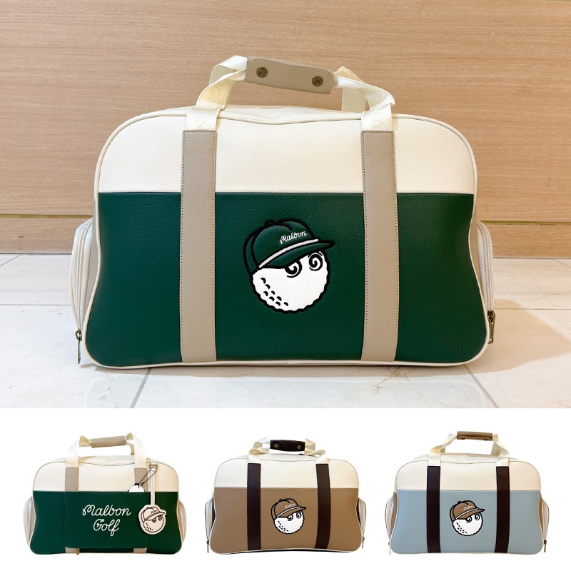 韓国正規品 Malbon ボストンバッグ ゴルフバッグ メンズ レディース スポーツ おしゃれ 旅行 ゴルフ ケース