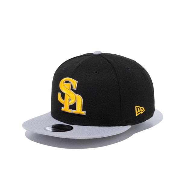 ニューエラ NEW ERA 9FIFTY 福岡ソフトバンクホークス ブラック グレーバイザー 14524933 帽子 キャップ