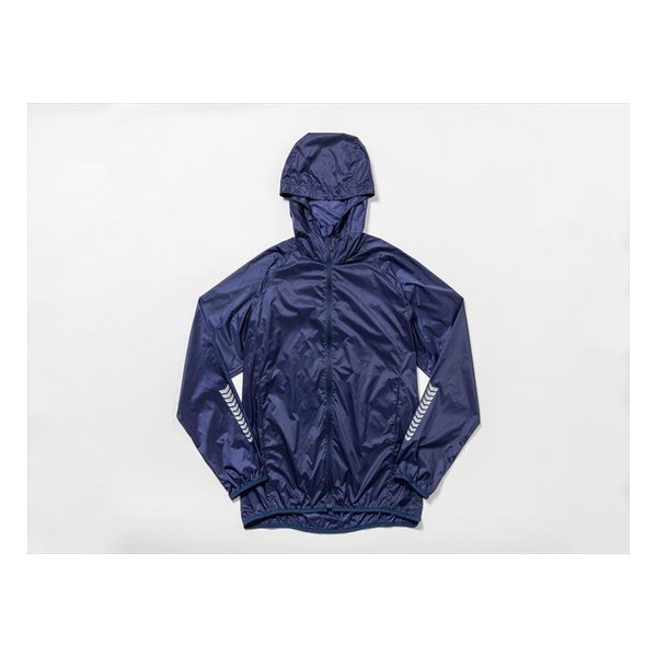 モーターサムライ コンパクトアンチウィンドフーディ ネイビー 2XLサイズ MSW01NV/2XL