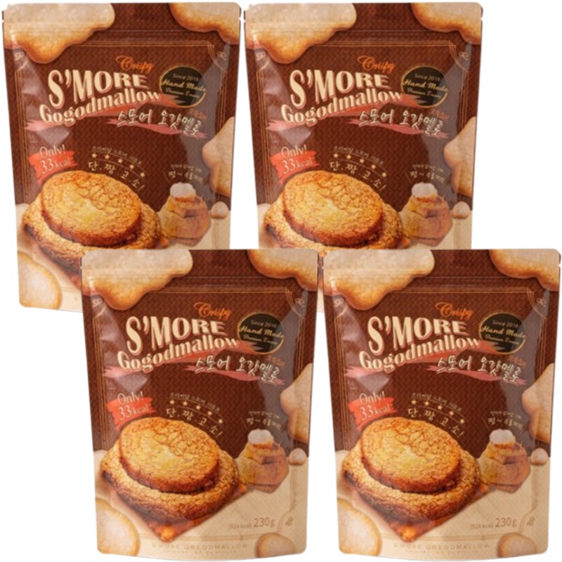 人気SNSで話題沸騰 スモア オガッメロ Crispy スモア オガットメロ クリスピー1袋 230g x 4個（28個入り）Crispy Smore Ohgodmallow
