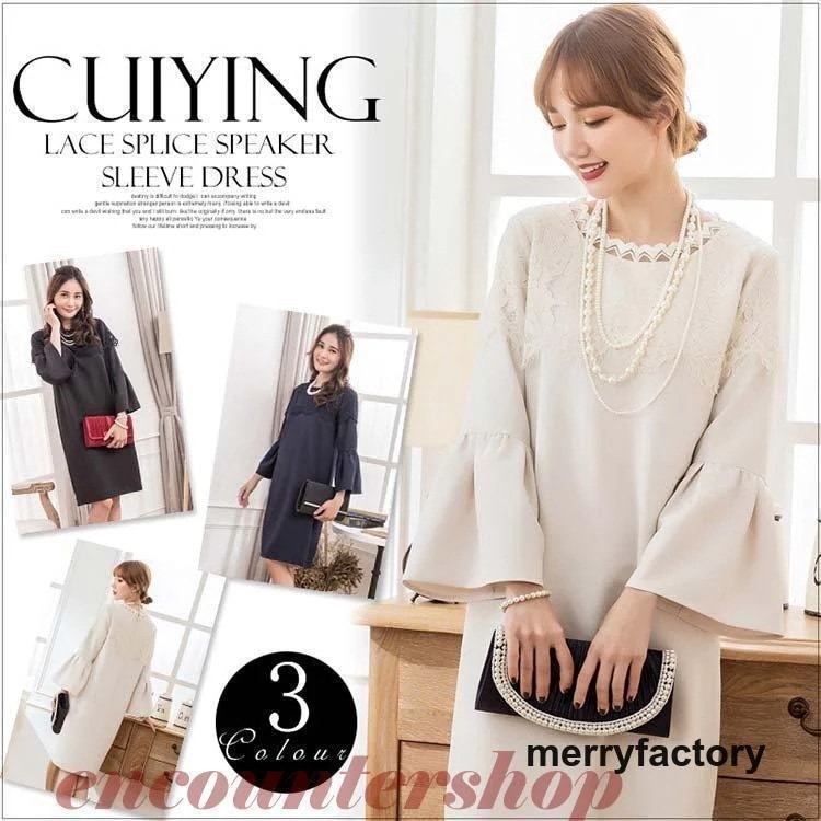 パーティードレス 結婚式 ワンピース ミニドレス ミディアム 膝丈 膝下 フォーマル ドレス 2次会 二次会 フリル レース パーティードレス 代 30代 40代 50代