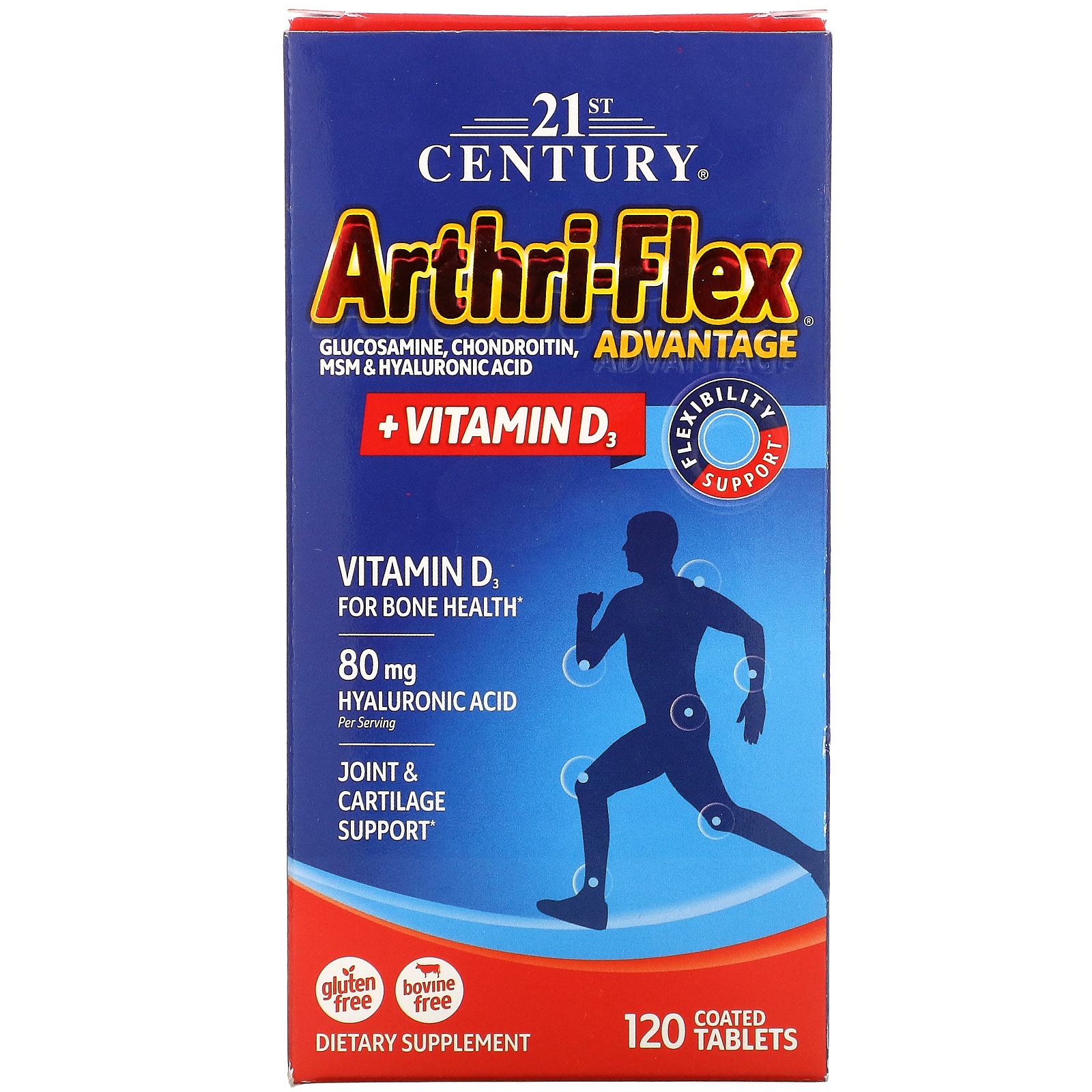 豪華 通販 21st Century Arthri-Flex アドバンテージ ビタミンD3 アースリフレックス