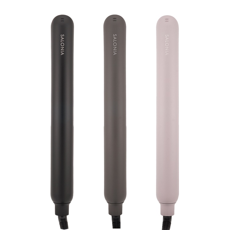 スムースシャイン ストレートヘアアイロン 24mm [3種類から選べる] ブラック グレー ピンクストレートアイロン[ギフトラッピング対応]