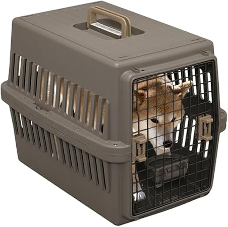 ペット用エアラインクレート猫と中型犬に対応ブラウン幅 47cm× 奥行 67cm× 高さ 51cm 4,484円