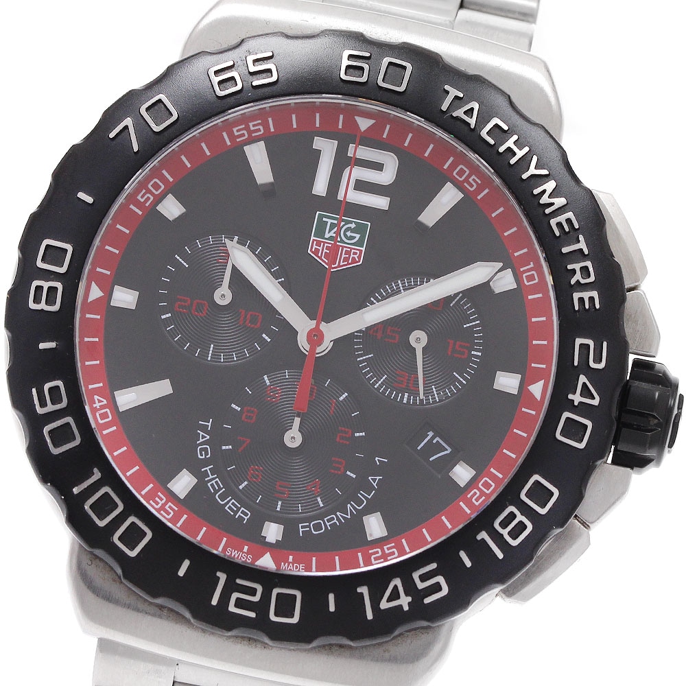 タグホイヤー TAG HEUER CAU1116 フォーミュラ1 クロノグラフ デイト クォーツ メンズ 良品 _935462【中古】