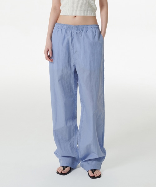 Musinsa Standard Womens Nylon Wide String Pants Light Blue 7,832円