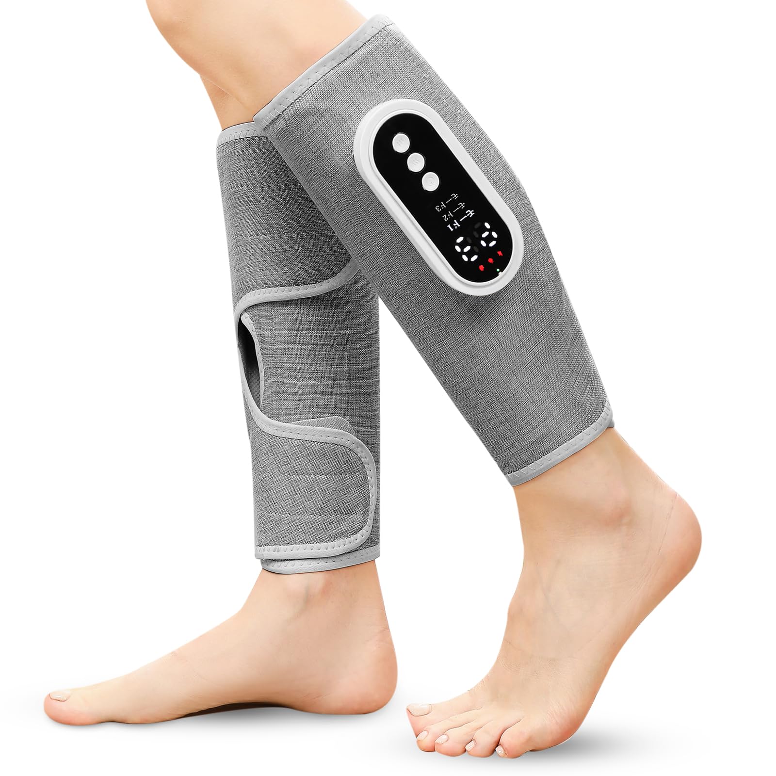 ふくらはぎリラックス ふくらはぎケア コードレスヒーター 3段階強度 3種類モード 3段階温度 ヒーター機能 急停止保護 エアー式フットケア 大容量充電式 15分自動オフ スマート 94818