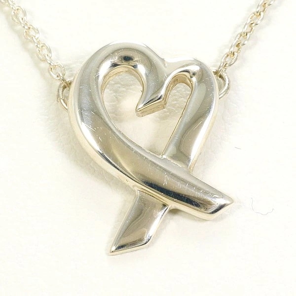 ティファニー ラビングハート シルバー ネックレス 約2.5g 約42cm ジュエリー 中古