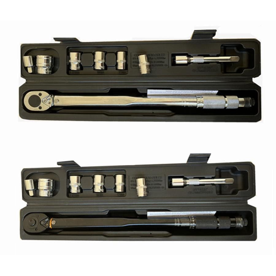 車 タイヤ交換工具トルクレンチセット 8点セット(1417192124mm)+38変換ソケット+12エクステンションバー＋レンチ本体 専用ケース付き