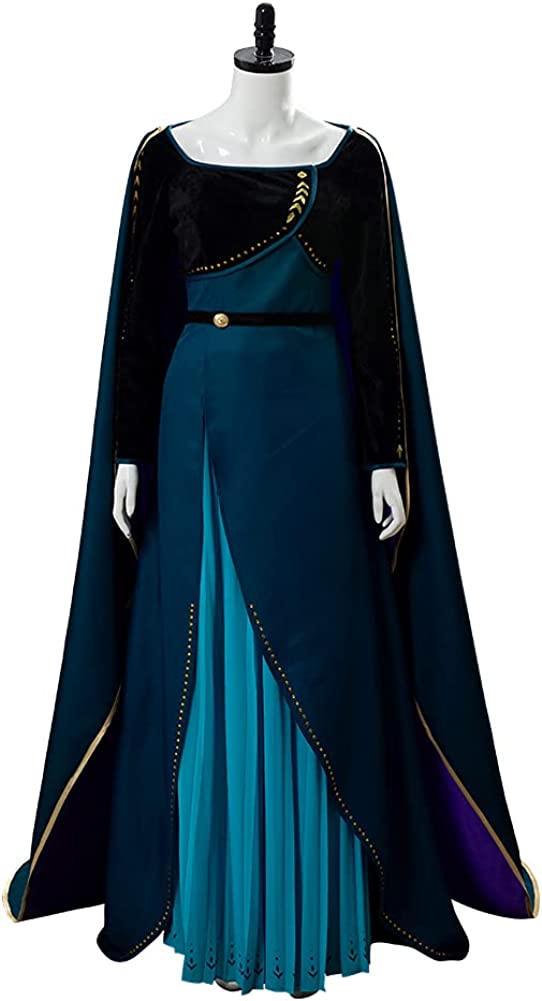 アナと雪の女王 エルサ えるさ アナ あな コスプレ 衣装 戴冠式 Elsa 姫様 ドレス 演出服 マント付き ワンピース レディース 大人サイズ エレガント 文化祭 学園祭 ハロウェイン 遊園地