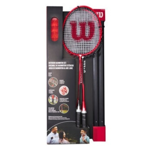 【倉庫直送】　ウィルソン アウトドア バドミントン セット