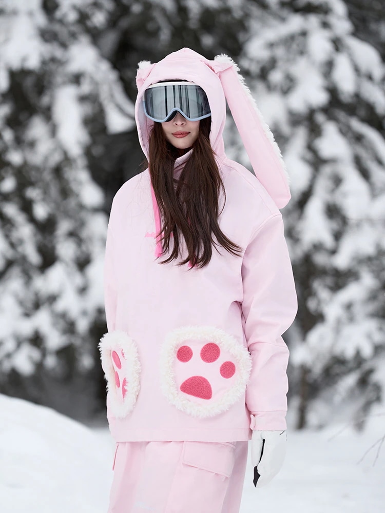 スノーボードウェア パーカー トップス 上着 スキーウェア スキー スノボウェア 雪遊び 撥水防止/防風 男女兼用