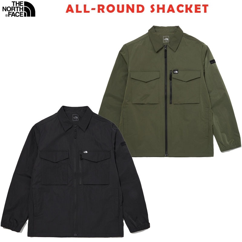 韓国正規品保証 関税負担なし NJ3BN05A ALL-ROUND SHACKETデイリー 基本 着装 男子 女子 人気 韓国 ファッション 男女共用 アウトドア