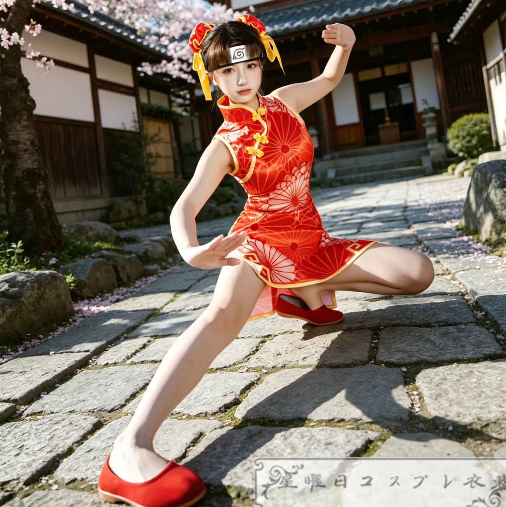 在庫品 テンテン コスプレ衣装 コスチューム 変装 仮装