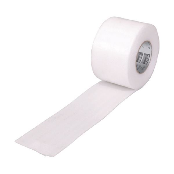 （まとめ）養生用発泡テープ 100mmx8m ホワイト TPF-1008 1巻 [x3セット]