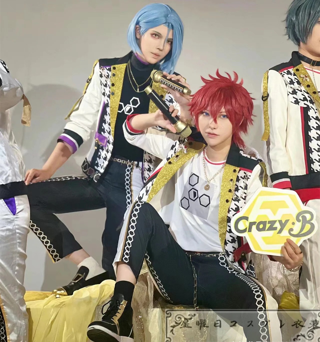 ES あんさんぶるスターズ ユニットソングCD Crazy:B HIMERU 天城 燐音 桜河こはく 椎名 ニキ コスプレ衣装 コスチューム イベント