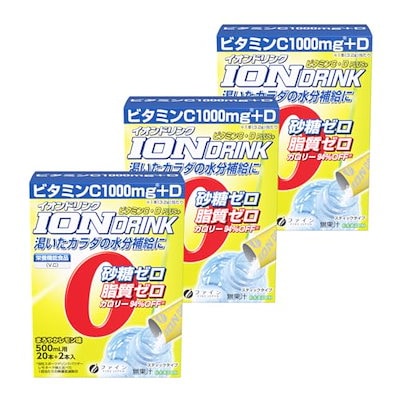 他サイト： ファイン スポーツドリンク イオンドリンク ビタミン CD プラス レモン味 カリウム カルシウム マグネシウム ビタミンC ビタミンD 配合の商品画像