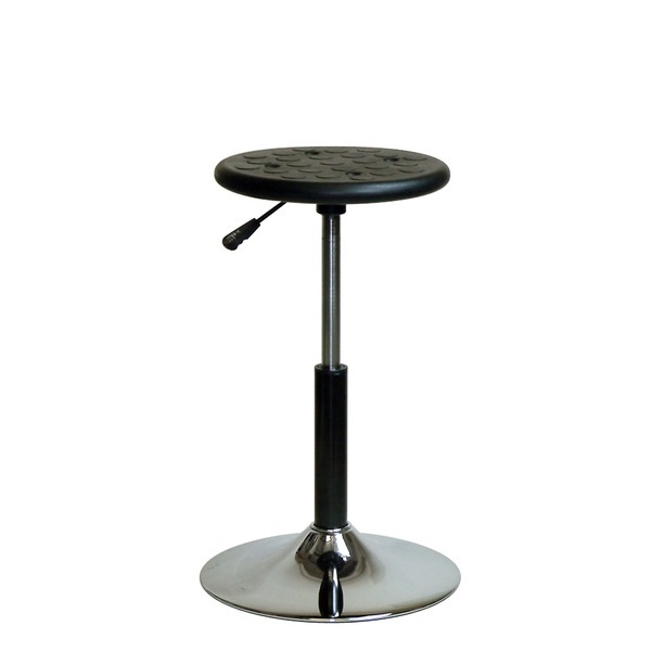 カウンターチェア ハイチェア 幅38.5cm ブラック 日本製 キャスター付き 昇降式 コーンワークスツール 190 完成品 1脚販売