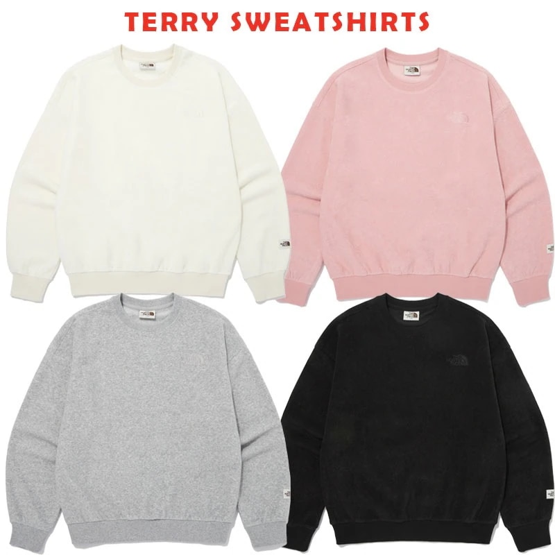 韓国正規品保証 関税負担なし NM5MQ06J TERRY SWEATSHIRTSデイリー 基本 着装 男子 女子 人気 韓国 ファッション 男女共用 アウトドア