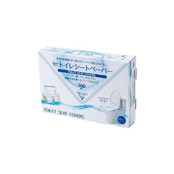 （まとめ）サンナップ 箱のまま使えるトイレシートペーパー 100枚(×10セット)