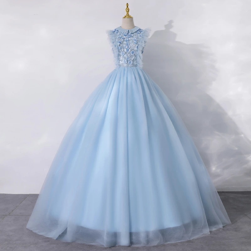 カラードレス ノースリーブ パーティードレス ファスナー ロングドレス フォーマルドレス 結婚式 二次会 披露宴 卒業式 女子会 成人式 前撮りドレス 撮影 花嫁 プリンセスラインドレス イブニングド