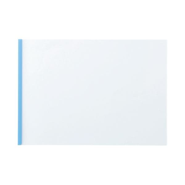 （まとめ）TANOSEE 再生レールホルダー A3ヨコ 10枚収容 青 1セット（30冊：10冊3パック） 5セット