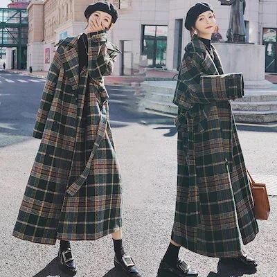 チエスターコート ロングコート コート 羽織 カーディガン アウター ツイード コート 秋冬コート今日は30パーセント